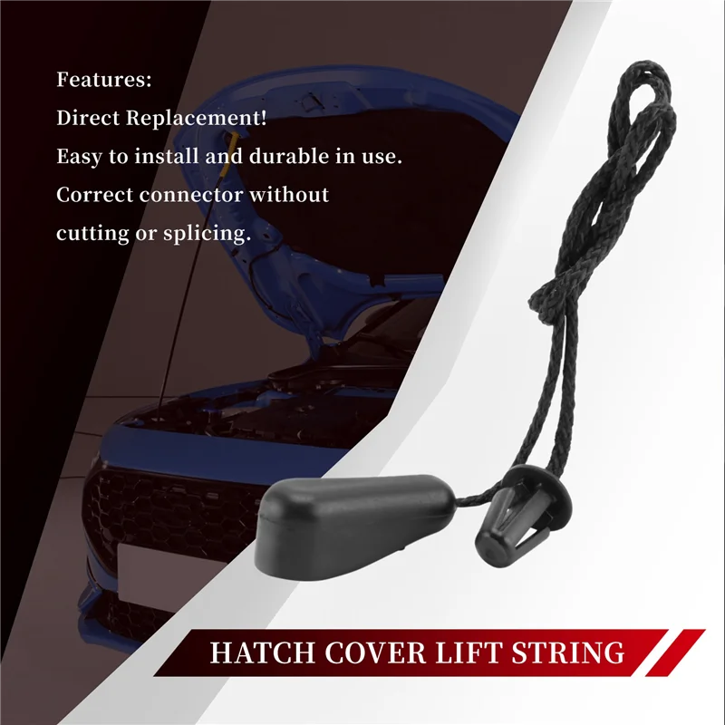 

ABNF!For Ford Focus 2 MK2 Hatchback 2004-2011 Interior Rear Parcel Shelf String Inner Tonneau Cover Strap Cord 4M51A46538AB