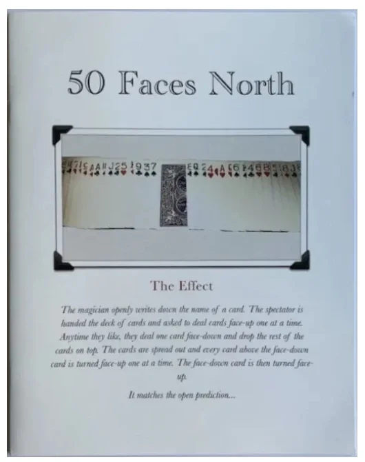 

50 Faces North от Shane Cobalt — фокусы (мгновенная загрузка)