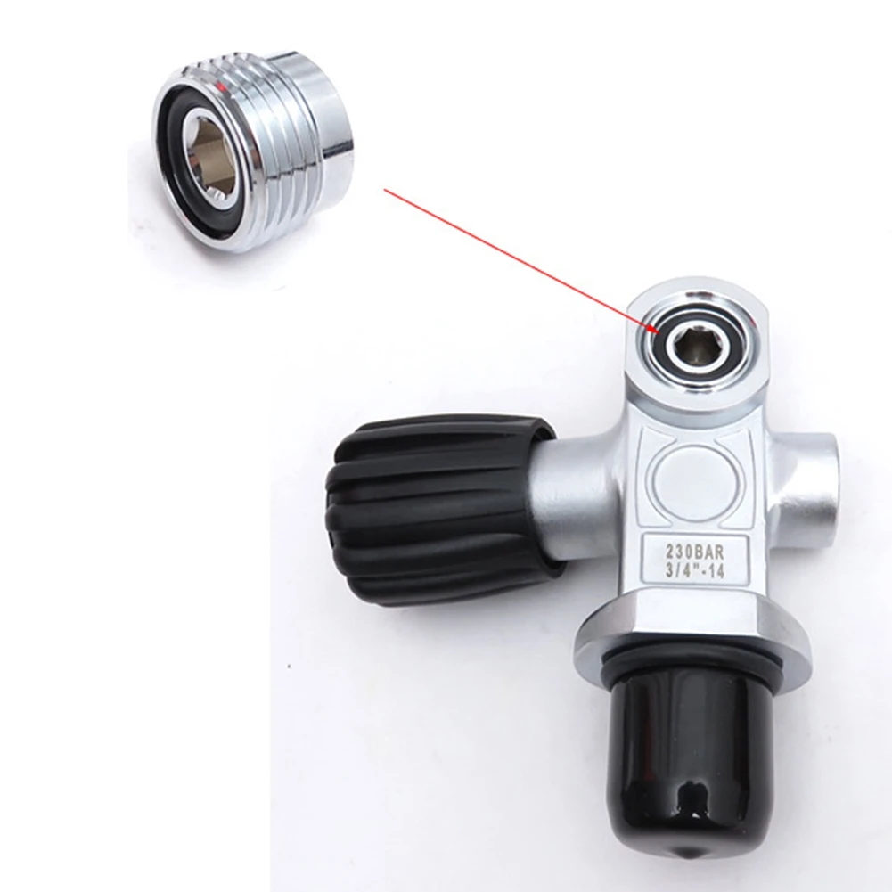 Din to Yoke Insert Tank Valve Adaptor Converter Scuba Diving Viton O-Rings a Clamp Convertor Tech Kit