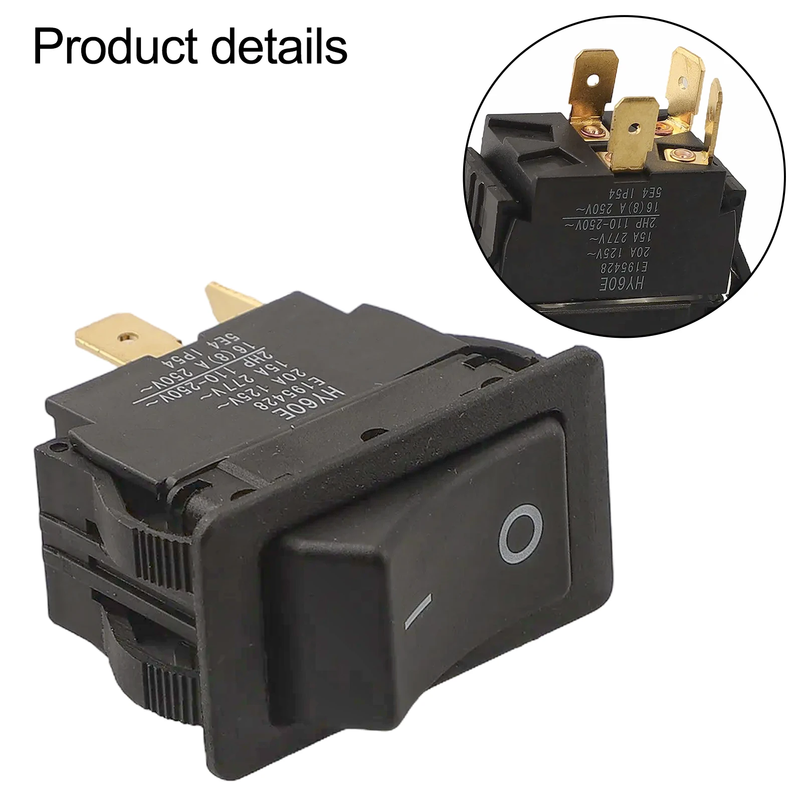 2HP Rocker Switch Industrial Rocker Switch Various Environmental Conditions Long Life Dustproof And Waterproof