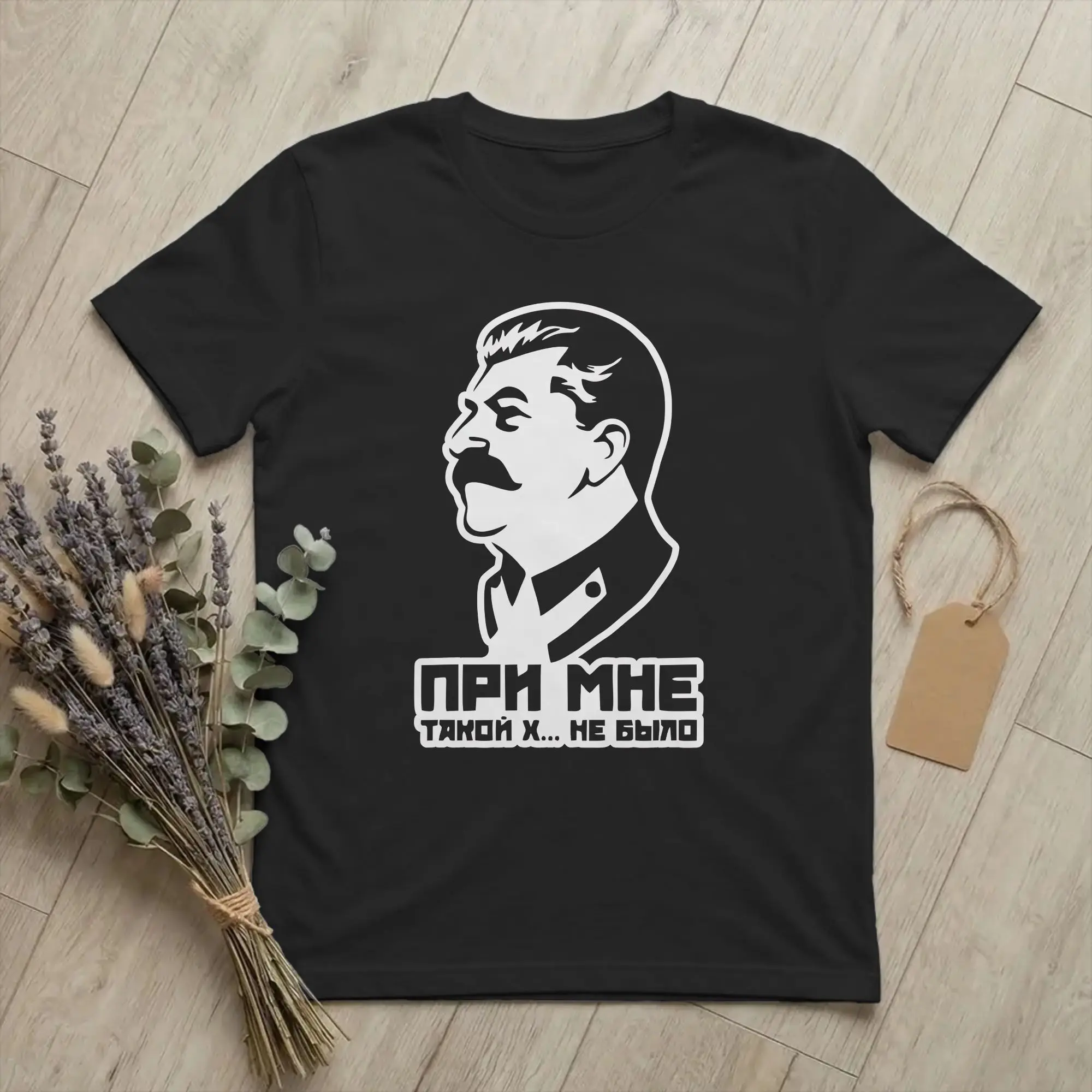 Men T-Shirts Nothing to Do with Me Stalin Novelty Cotton Tee Shirt Short Sleeve USSR Leader T Shirt O Neck Clothing Plus Size