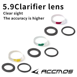 LENS CLARIFIER Compound Bow and Arrow Peep Core Sight 4x 6x 8x Sight Lens Magnifying Glass 1 Set