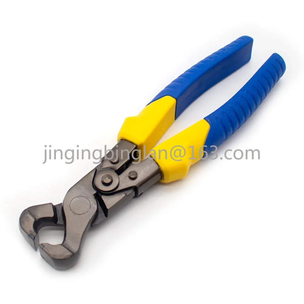 8 Inch Labour-Saving Glass Pliers Ceramic Tile top Shear Trimming Pliers with Self-Contained Closed Switch TPR Handle 225MM