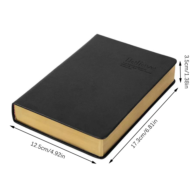 Vintage Thick Paper Notebook Notepad Leather Bible Diary Book Journals Agenda Planner School Office Stationery Supplies