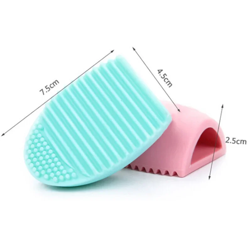 NEW Scrubber Board Wash Brush Cleaner Tool 1PC Silicone Makeup Brush Egg Wash Tools Board Cosmetics Make-Up Brushes