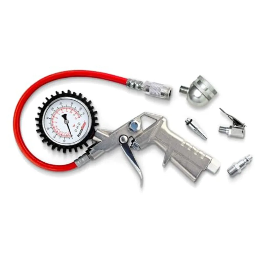 

Насос Prestaflator для накачивания велосипедных шин с клапанами Presta и Schrader, инструмент для компрессора, совместим с бескамерными и стандартными шинами для велосипедов и скутеров