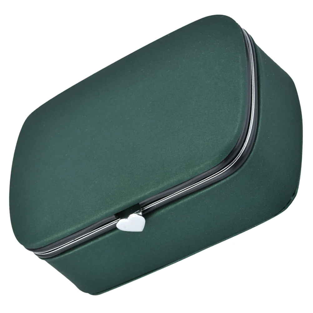 

1 шт. изысканная коробка для хранения ювелирных изделий в форме розы в форме сердца портативный органайзер для колец, серег, ожерелья, небольшая экономия места