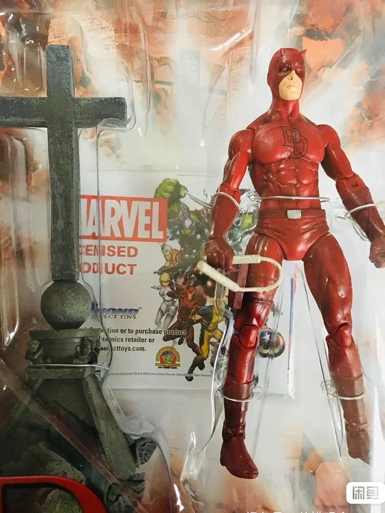 Dst Spot Genuine Diamond Marvel Collection Daredevil Action Figure 7 Inches For Boys Birthday Gift Collection