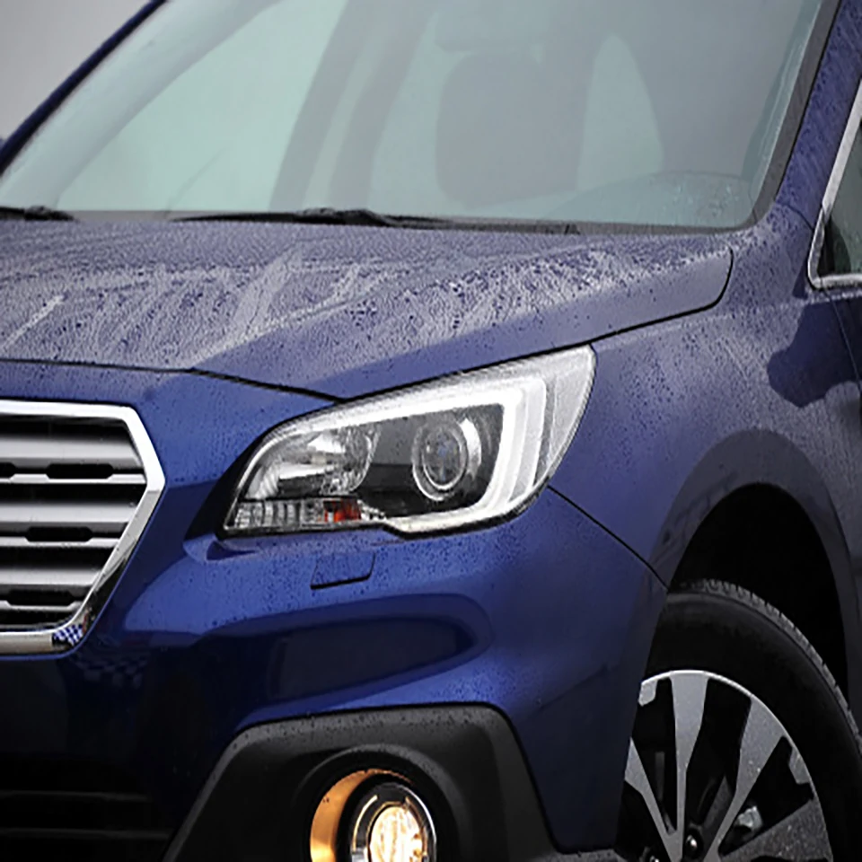 Para subaru outback 2015 2016 2017 acessórios do carro foglight lente capa nevoeiro lâmpada escudo abajur sombra transparente máscara