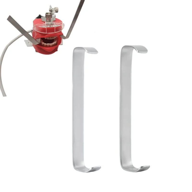 

1 шт. Стоматологический хирургический ретрактор из нержавеющей стали, расширитель рта, ортодонтический ретрактор для губ и щек, хирургический инструмент для клинического использования