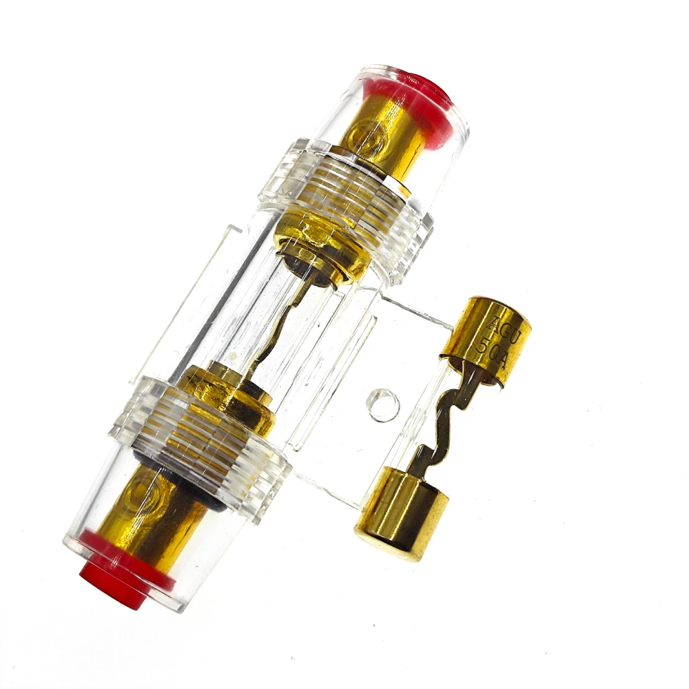 10*38MM Speaker & Keeper Car/1Set 30A 40A 50A 60A 70A 80A AGU Fuse & Holder - High Quality Circuit Breakers for Car Audio Refit