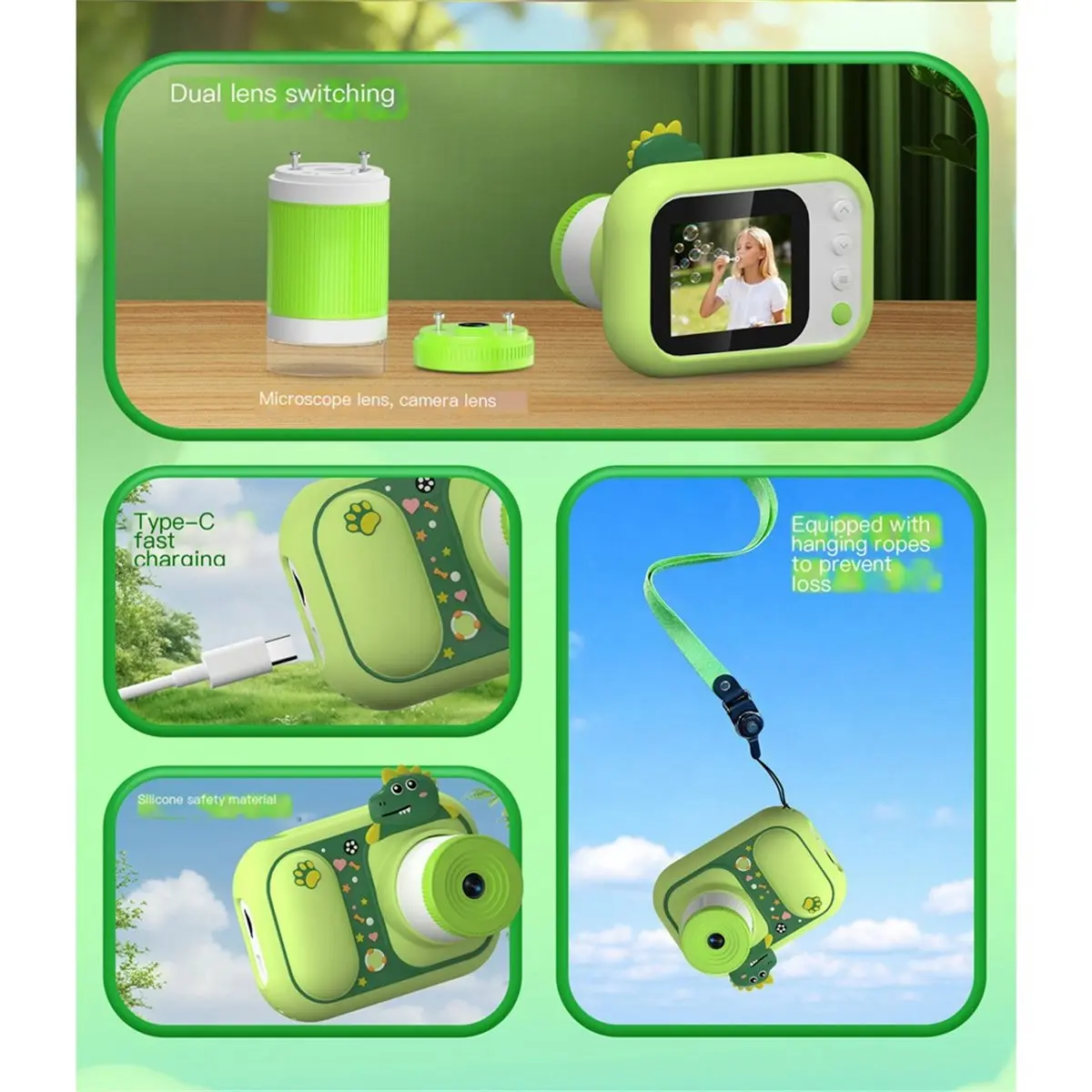 a20z-hdデジタル顕微鏡カメラ-子供用屋外教育ツール-超高画質電子顕微鏡
