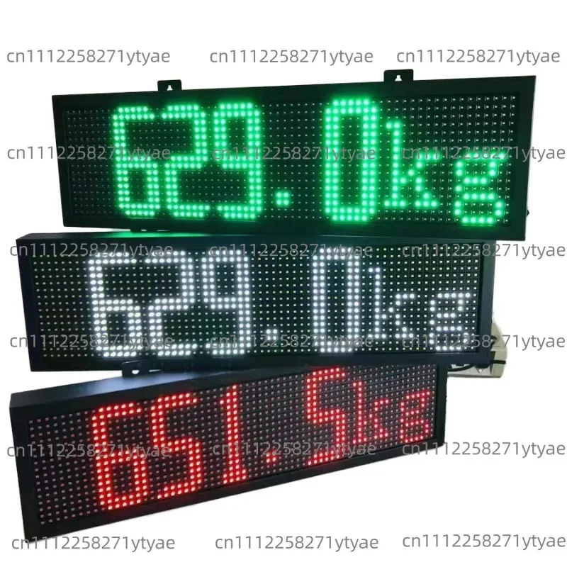 Outdoor Truck Scale Weighing Indicator 7-inch Large LCD Display LED Type Plastic Material