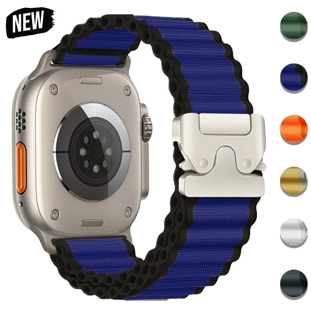 Alpine Loop Armband für Apple Watch 49mm 46mm 45mm 44mm 41mm 42mm Nylonband für iWatch Ultra 3 Series 11 10 9 7 8 6 5 4 Armband