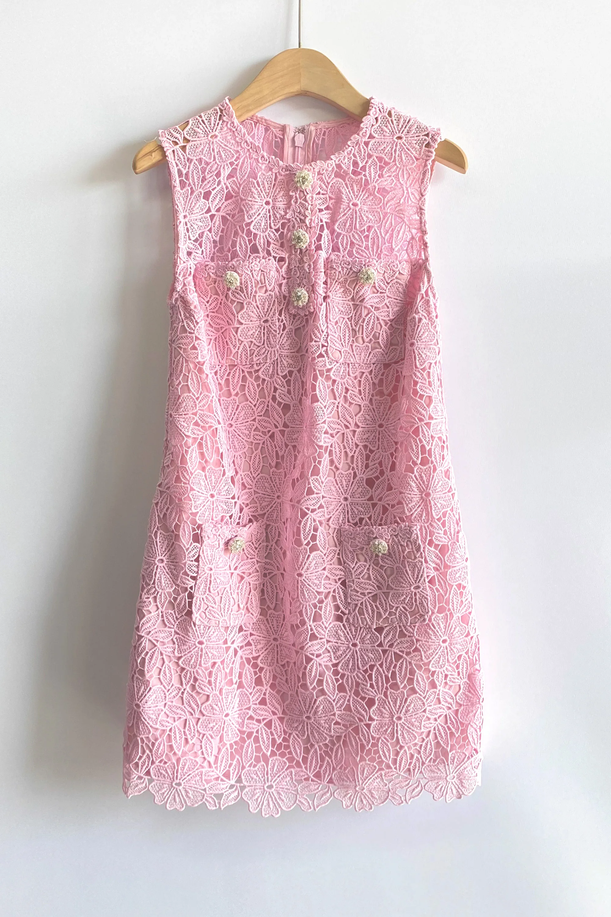 핑크 레이스 우아한 미니 드레스 여성 여름 민소매 o-넥 streetwear 드레스 bodycon 저녁 파티 럭셔리 vestidos