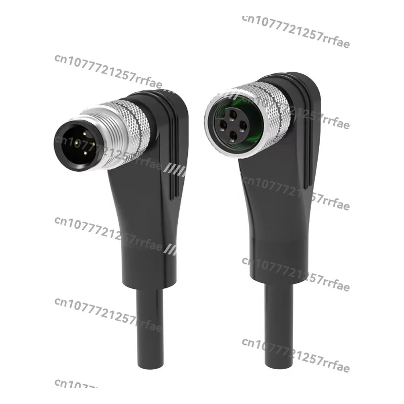 

Разъем M5, 4-контактный угловой авиационный соединитель (штекер и гнездо), 2, 3, 4-контактный водонепроницаемый разъем IP67