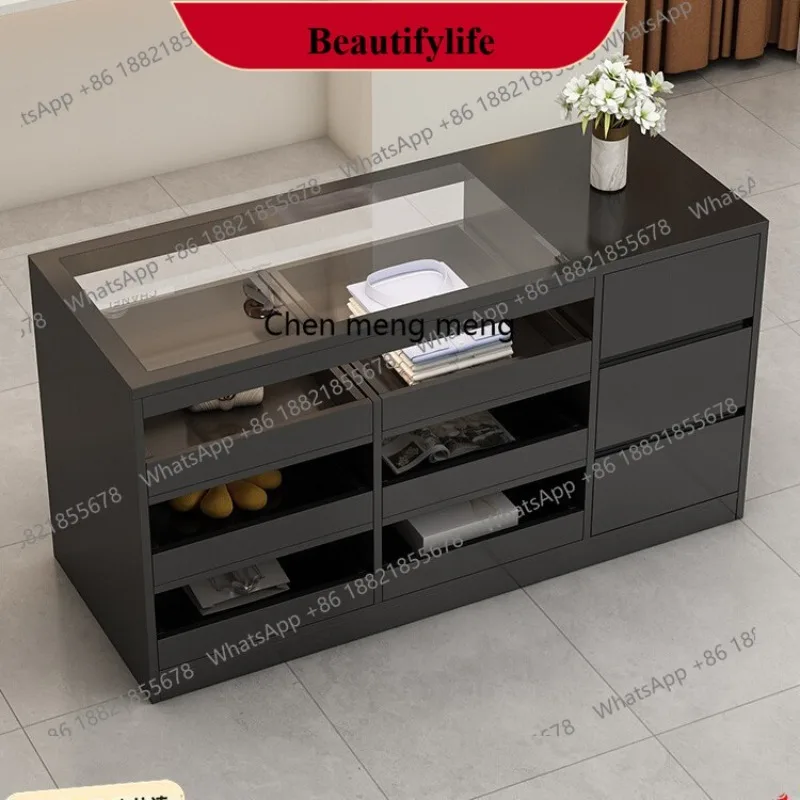 

Clothing Store Nakajima Display Desk Women's Clothing Store Flow Table Decoration Cabinet Display Locker Bar Table
