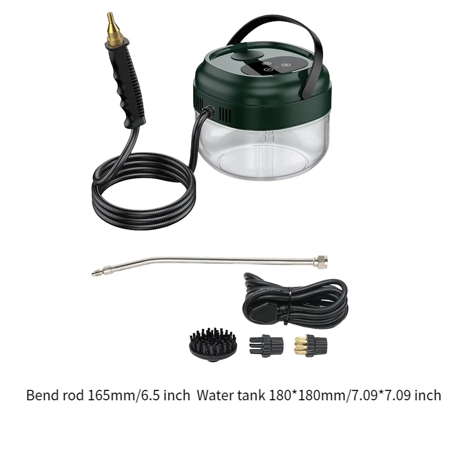 جهاز تنظيف بالبخار مدمج مع ملحقات متعددة الاستخدامات للاستخدام المنزلي والمركبات