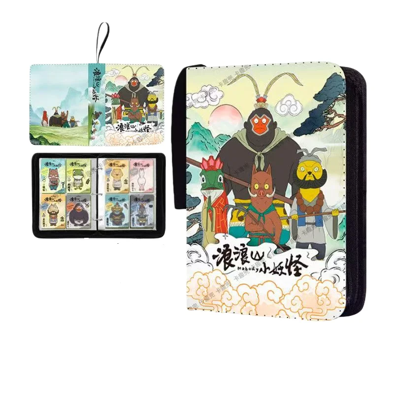 Nobody Film and Television Peripherals Game Card Book Zipper Binder 400pcs Large Capacity Card Holder Children’s Trendy Toy Gift