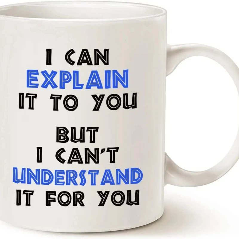 

Забавная кофейная чашка Atlancup, я могу объяснять вам, но я не могу понимать это для вас, лучшие инженерные подарки для Atlancup