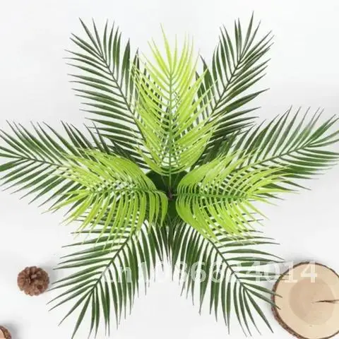 Artificial Large Green Cycas Leaves Plants Home Garden Decor 1 Bouquet Autumn Decoration Grass Plant