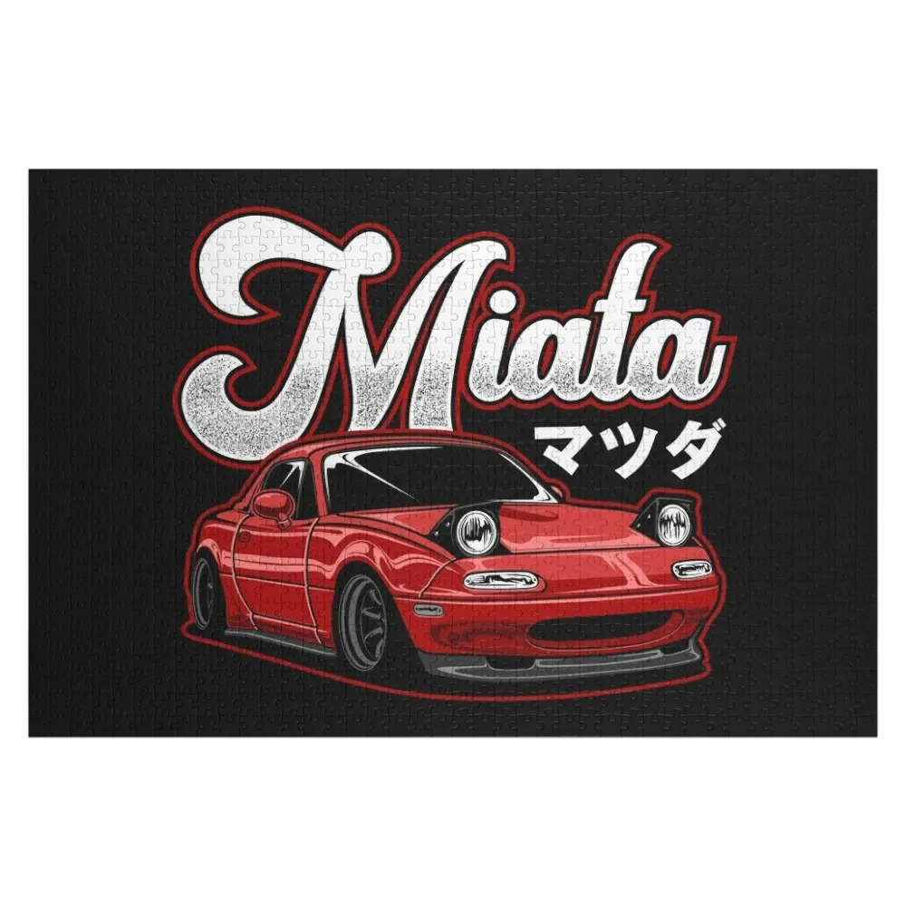 

Miata MX-5 NA Red Jigsaw Puzzle Custom Anime Customizable Gift Puzzle