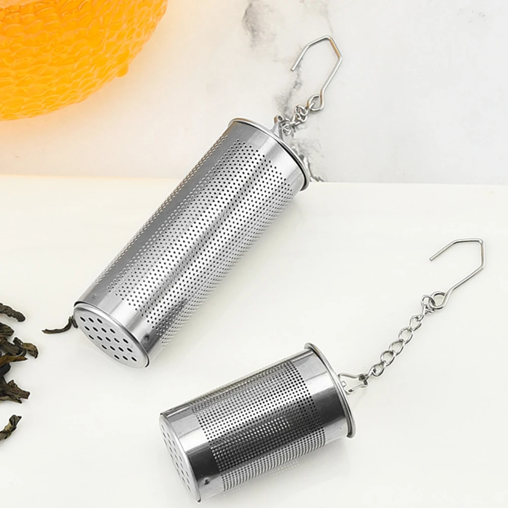 

2 Pcs Tea Strainer Stainless Steel Loose Leaf Infuser Fine Filter for Home Kitchen Small Cup Coffee Spice Cooking