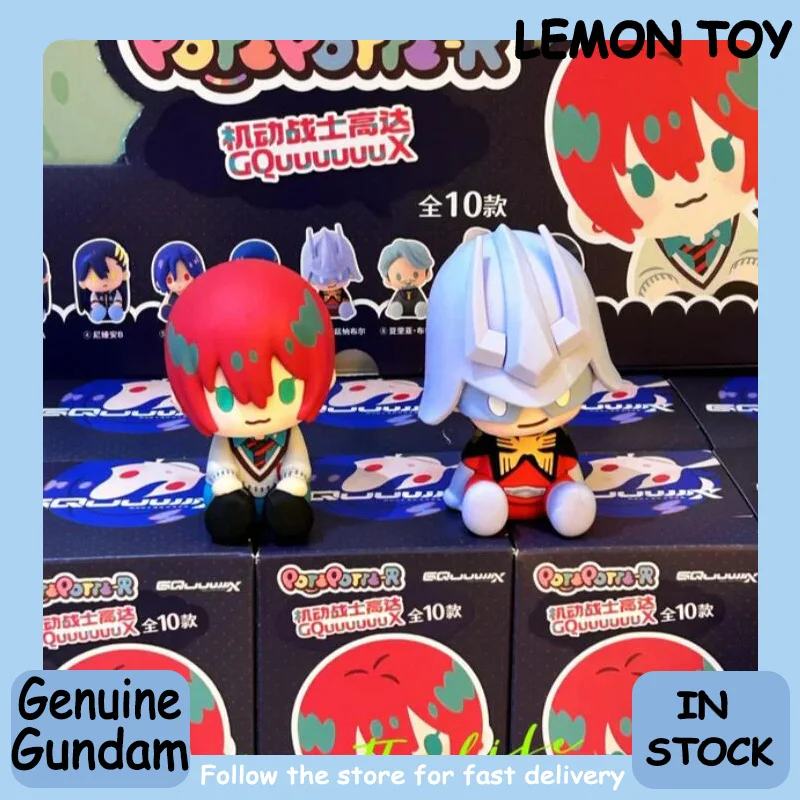 

Genuine Bandai Mobile Suit Gquuuuuux Potepotte-R Blind Box Figurine Collection Desktop Ornament Fashion Trend Gift