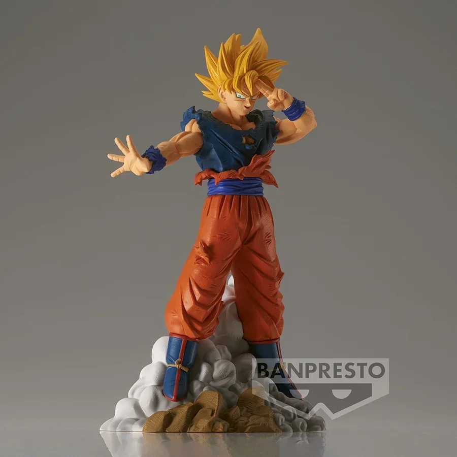 

Bandai Banpresto Dragon Ball Anime Figurines History Box Super Saiyan Goku Anime Action Figure Model Toys Doll Gifts In Stock