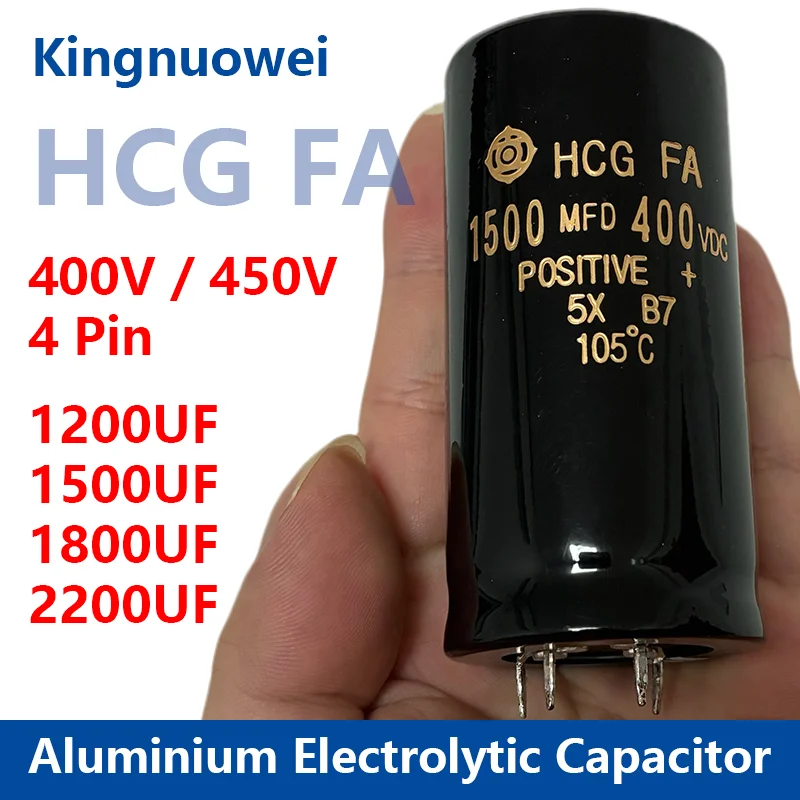 1200UF 1500UF 1800UF 2200UF 4pin Aluminium electrolytic capacitor 1200UF450V 1500UF450V 1800V450V 2200UF450V 400V 450V capacitor