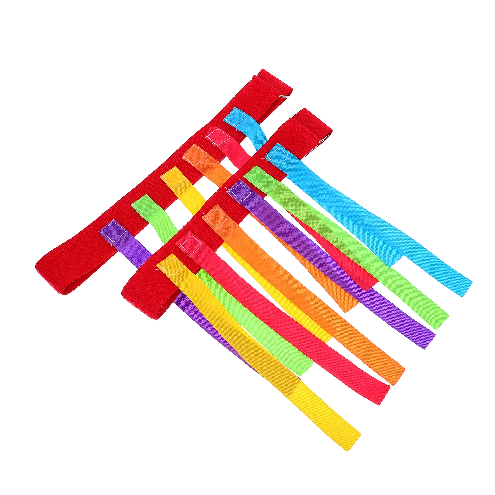 

Tail Pulling Game Props Kids Red Polyester Belts Sensory Training Reaction Toys Preschool Activities Family