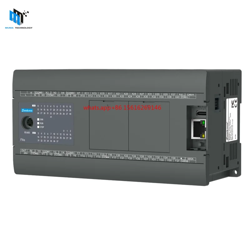 

Brand New Original Samkoon FAS Series PLC FAS-66MT-AC-E RS485 Modbus EtherNet Multi-Protocol Control