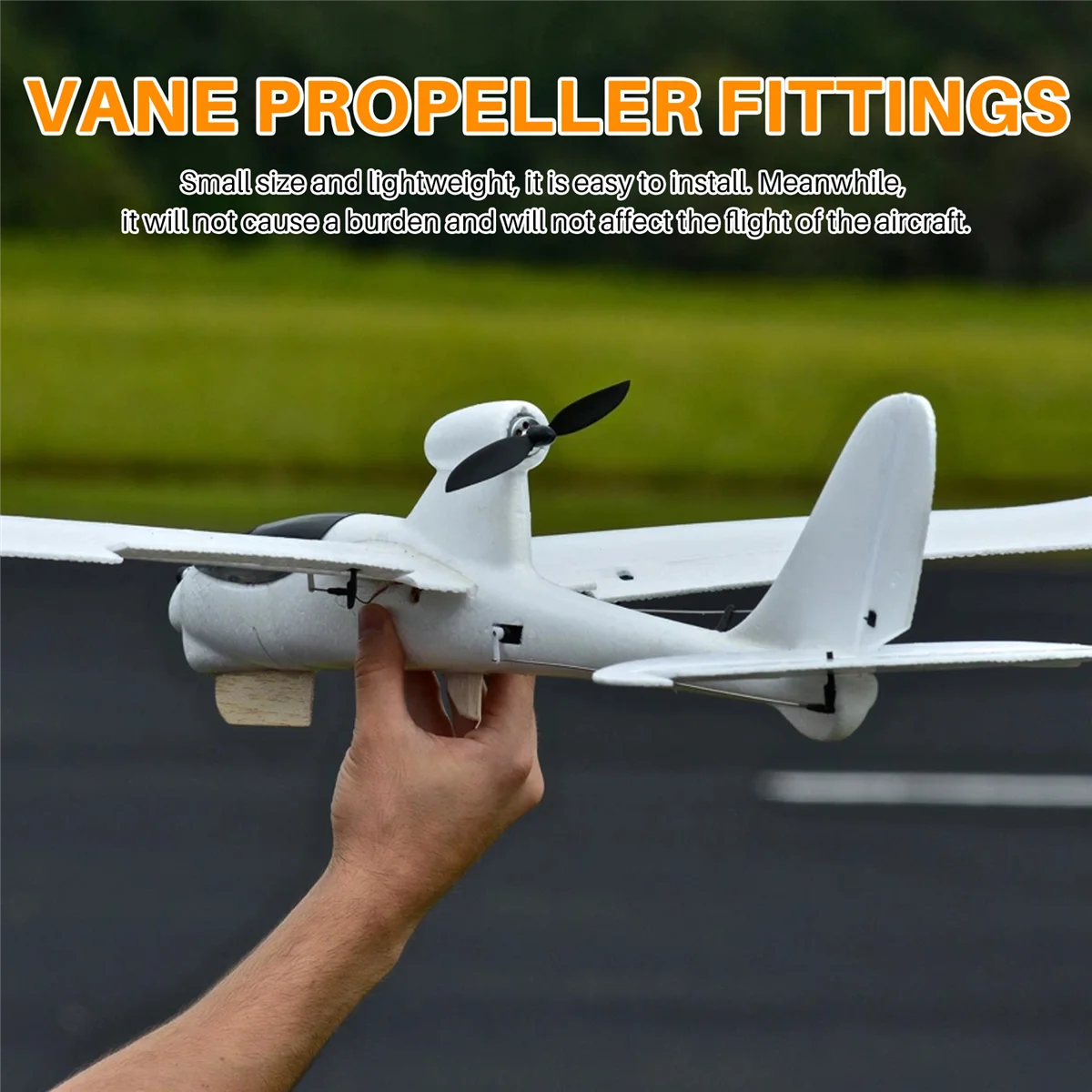 Hélice de lâmina BAAA-8Pcs CW CCW para Wltoys XK A110 A120 A130 A380 RC Avião Peças de reposição