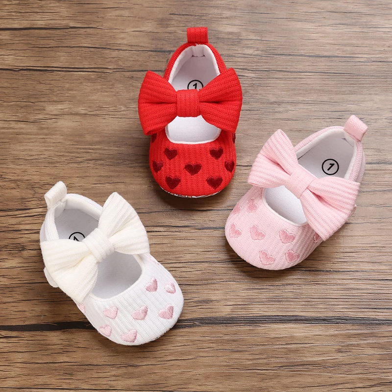 

Fashionable and cute bow Mary Jane shoes, suitable forbaby girls, comfortable, lightweight, non slip, soft flat shoessuitable