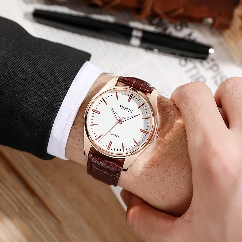 

Mew Casual Fashion Leather Strap Men Watches Best Selling Products Watches for Men Simplicity Business Affairs Gifts for Men