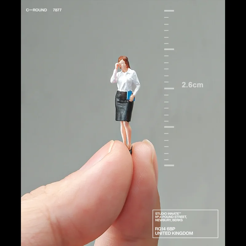 Mini Golfing Man 1/64 Scale Miniature Action Figure Model Scene Macro Photography Sand Table Photography Wholesale