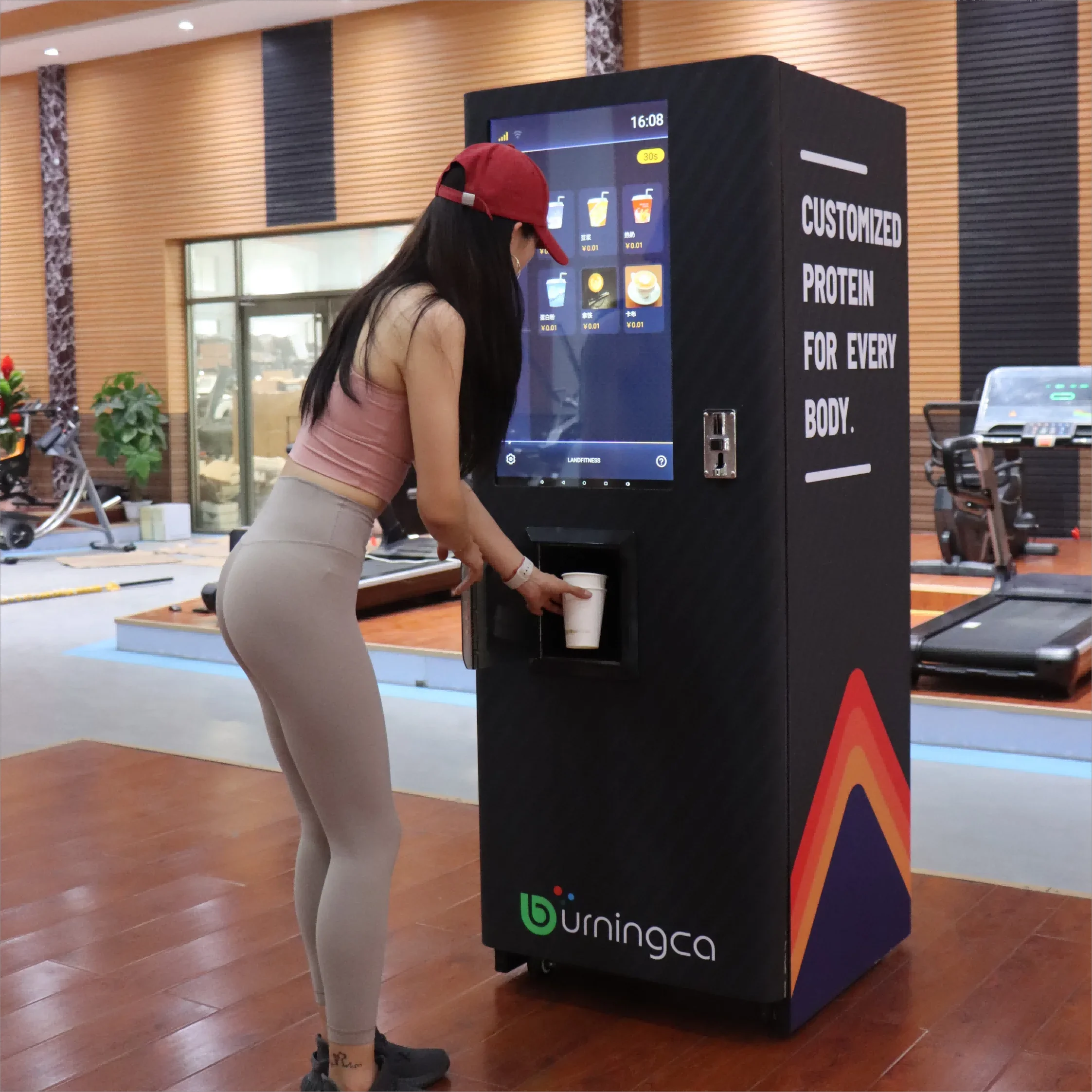 Protein Vending Machine with Protein Powder, Meal Replacement Shakes, Electrolyte Water