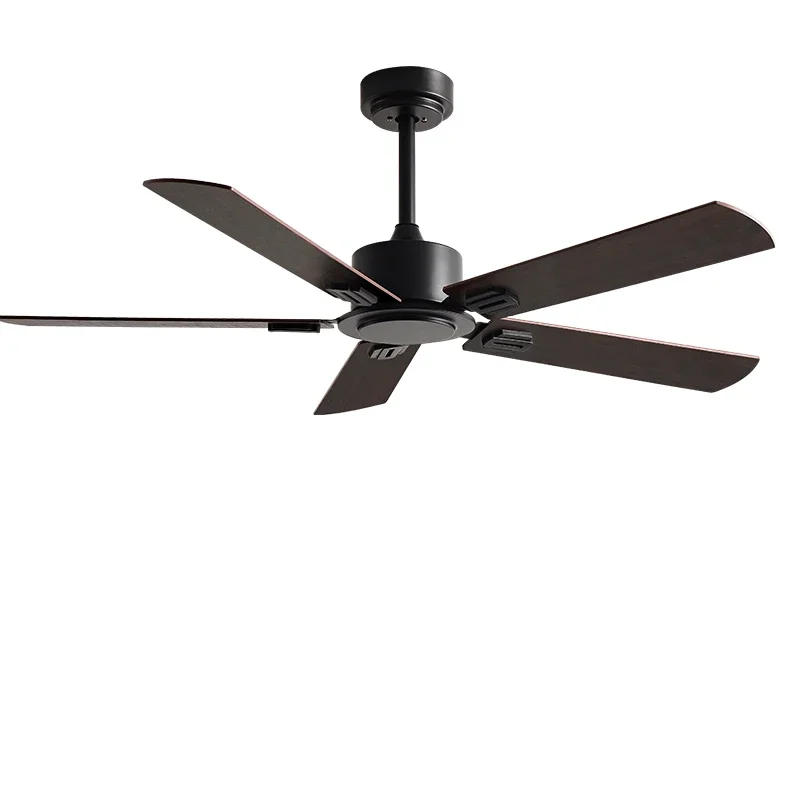 56Inch Ceiling Fan Industrial Style Black Retro Remote Control Indoor Restaurant Living Room Without Lamp Electric Fan 110 220V