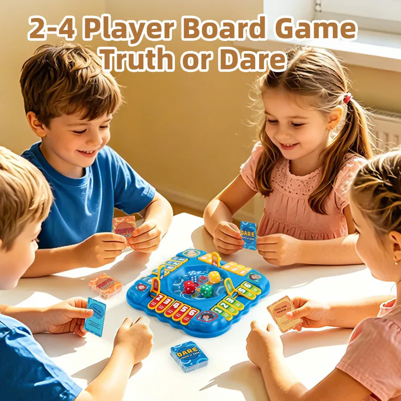 2026 Hot Big Adventure Board Game Children Family Party Interactive Table Game Dice Cards Set Educational Christmas Gift Toy