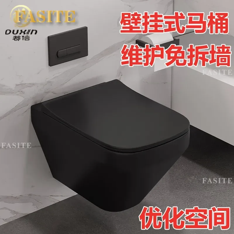 For Wall Mounted Toilet Household Hidden Water Tank Hanging Embedded In Wall Row Small Apartment Integrated Suspended Toilet