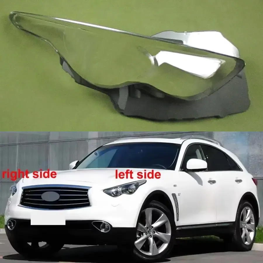 Für Infiniti QX70 2013 2014 2015 Scheinwerfer Abdeckung Transparente Maske Scheinwerfer Shell Objektiv Plexiglas Ersetzen Original Lampenschirm