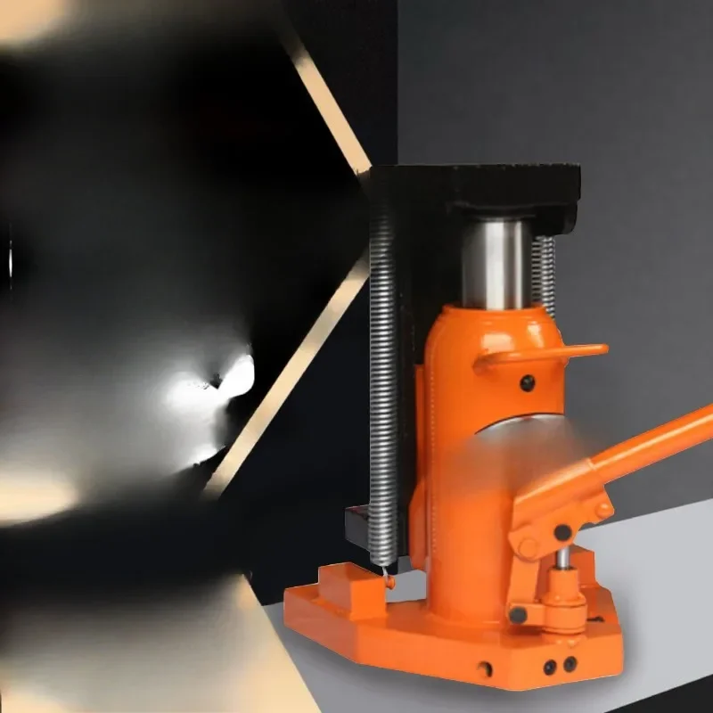 Claw jack, hydraulic hoist, duckbill hand crank top