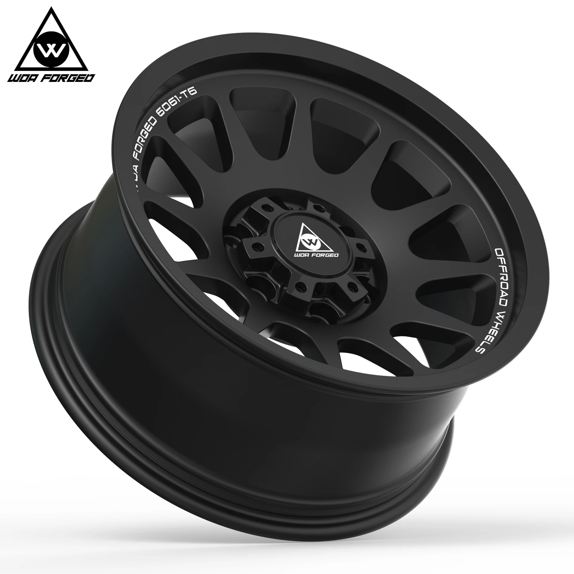 Custom Forged Wheels Bronze Off Road Alloy Aluminum 5 Year 17 18 Inch 5 6 Holes Car Rims Black Deep Concave for Jeep Wrangler