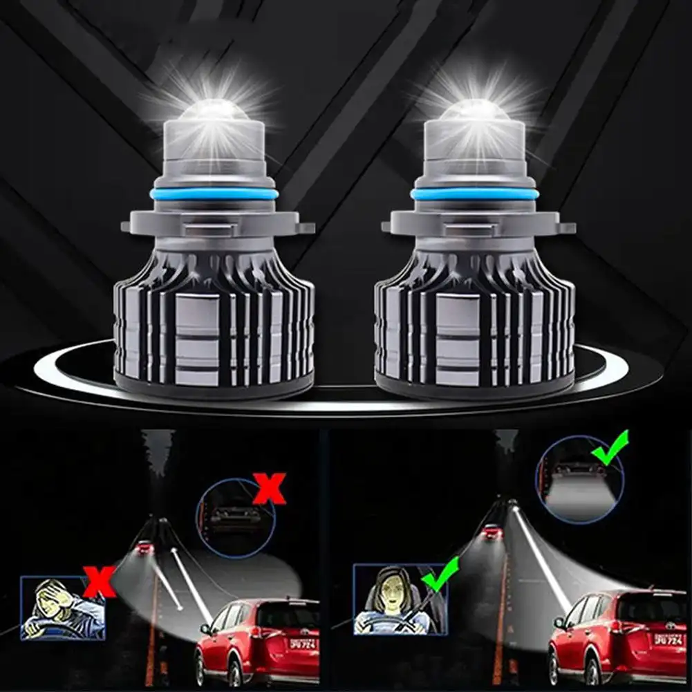 Laser Lens H7 Led Fog Light Bulb H11 Led Fog Lamp H8 H9 9005 HB3 9006 HB4 CSP 6000K Turbo Fog Light Headlight for Car 12V 24V