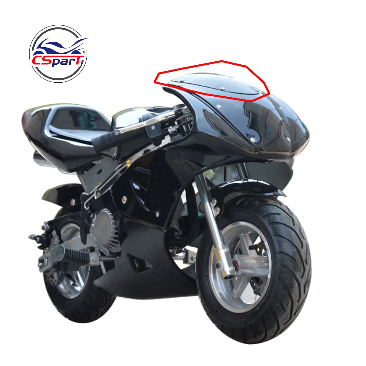 Windshield for Mini Moto Pocket Bike Fairing Body Kit Plastic  47cc 49cc MTA2 A2