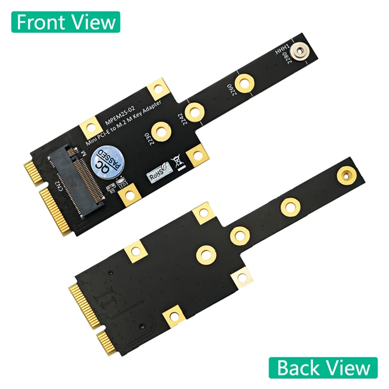 

AEE7-Mini PCI-E к M.2 M Key Adapter Mini Pciexpress к NVME SSD Converter Riser Board Карта расширения для 2230 2242 2260 2280