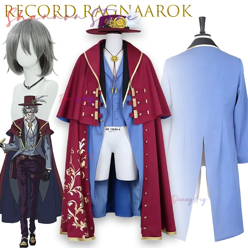 

Jack The Ripper From Records Of Ragnarock Jack The Ripper Косплей תח Torinoות Хэллоуин תח Voiותs Плащ индивидуального размера Шляпа Синяя вечеринка