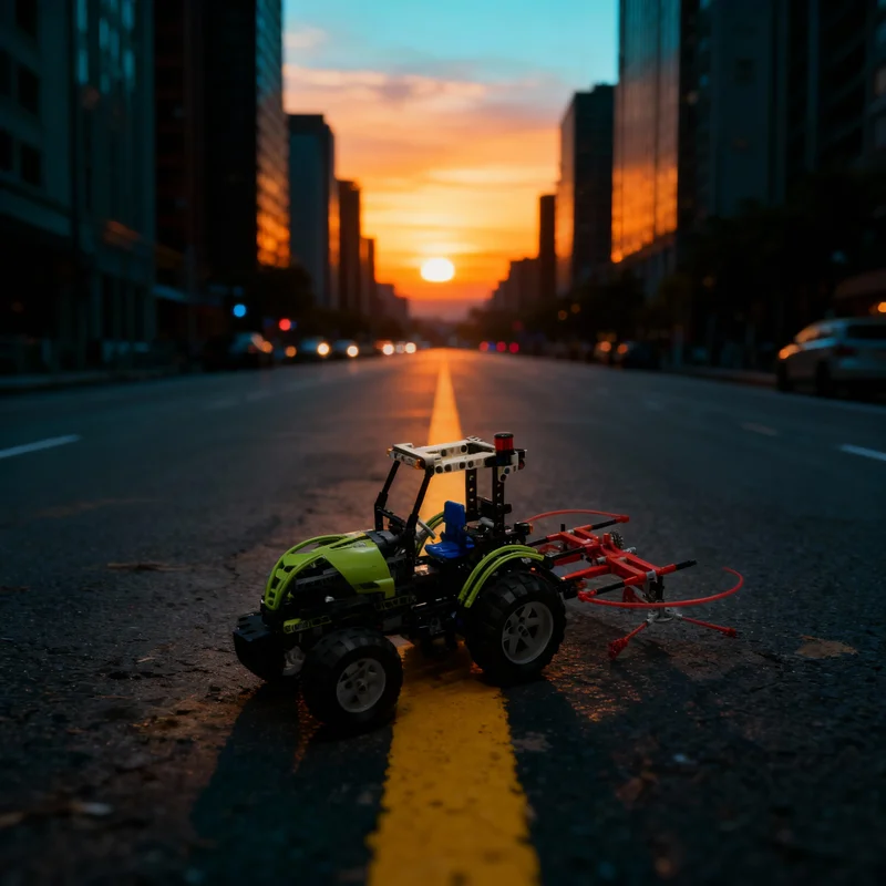 756 Piezas MOC, Tractor Técnico para Girar Heno, Bloques de Construcción de Modelos, Juguete de Construcción, Idea de Regalo de Navidad, Educación Infantil, Cumpleaños, DIY