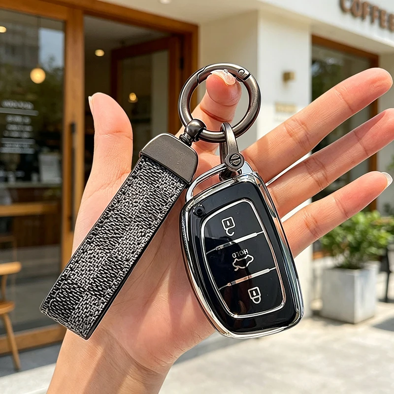 3-Tasten TPU Auto-Smartkey-Schutzhülle für Hyundai Tucson Ix35 Ix45 I10 I30 I40 Santa Fe Rena Sonata Elantra Creta Zubehör