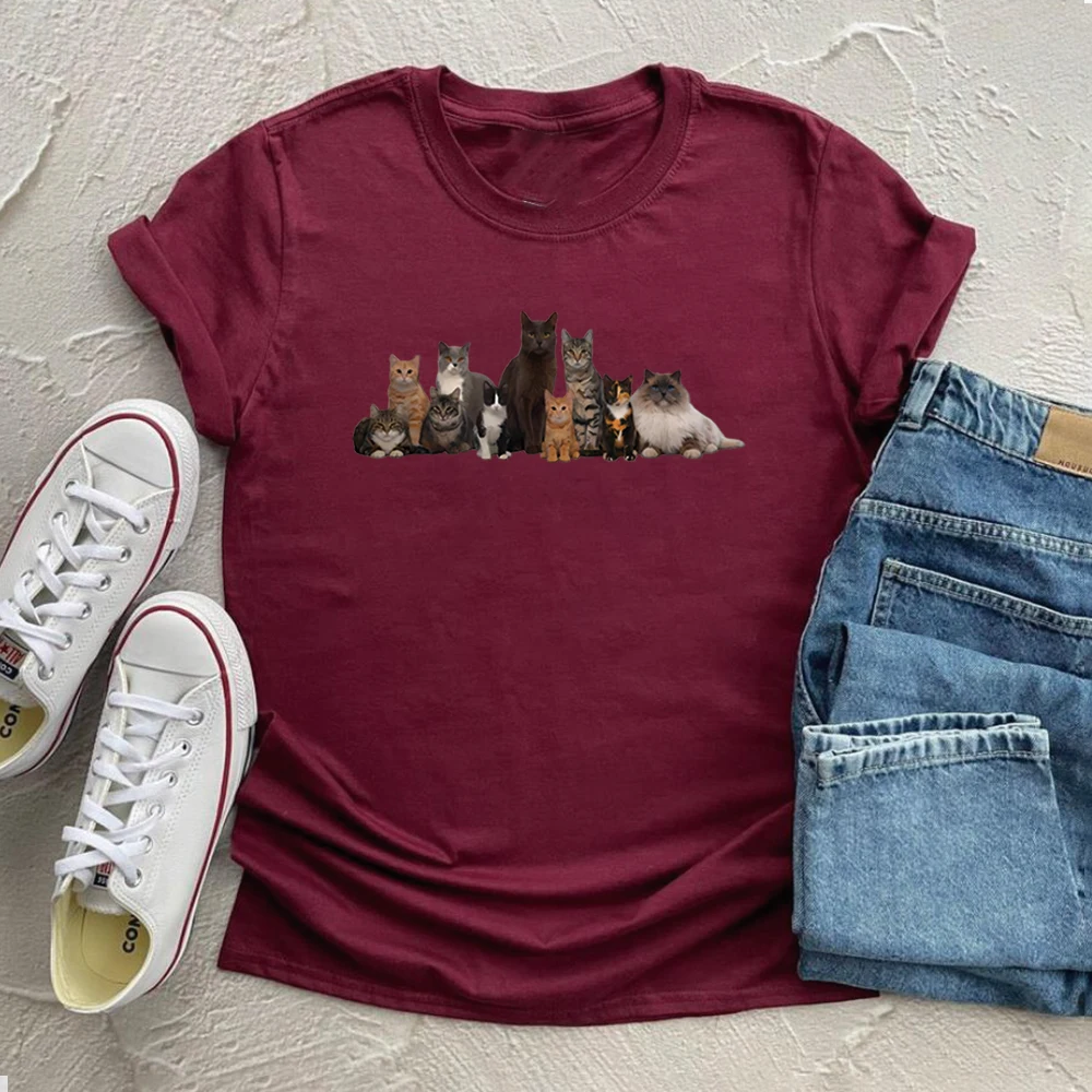 Cool Cat Jade T-shirt TV Series Graphic Tshirt Cute Cats Shirts Unisex Short Sleeve Casual Shirts Cat Lover Gift Kawaii Clothes